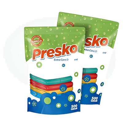 Stand Up Detergent Pouch