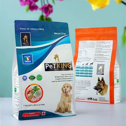 Pet Food Flat Bottom Pouch