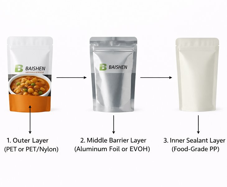 Retort Pouch Material Structures