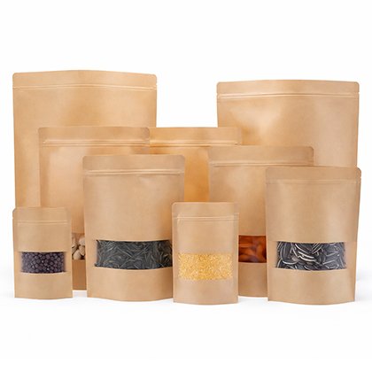 Window Zipper Packing Bags